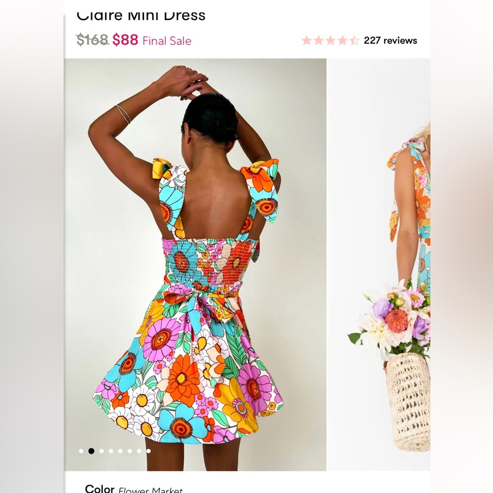 Show me your mumu Clair mini dress - Picture 6 of 8